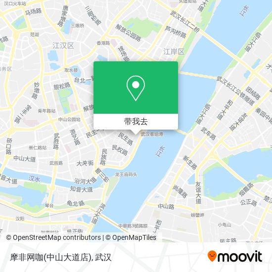 摩非网咖(中山大道店)地图