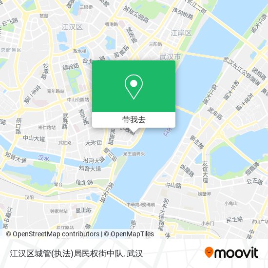 江汉区城管(执法)局民权街中队地图