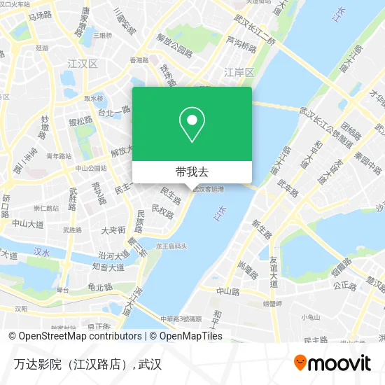 万达影院（江汉路店）地图