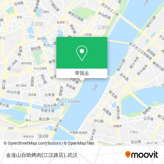 金滏山自助烤肉(江汉路店)地图