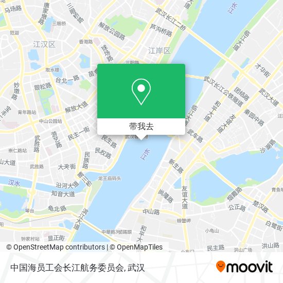 中国海员工会长江航务委员会地图