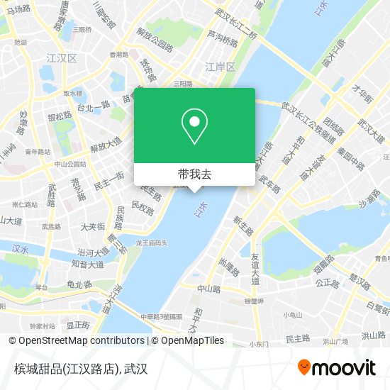 槟城甜品(江汉路店)地图