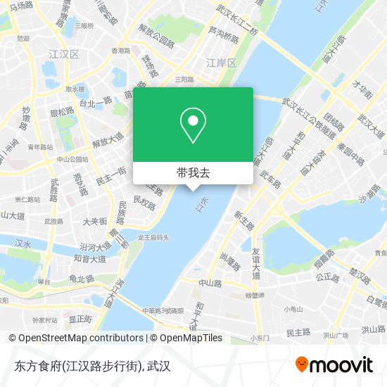 东方食府(江汉路步行街)地图
