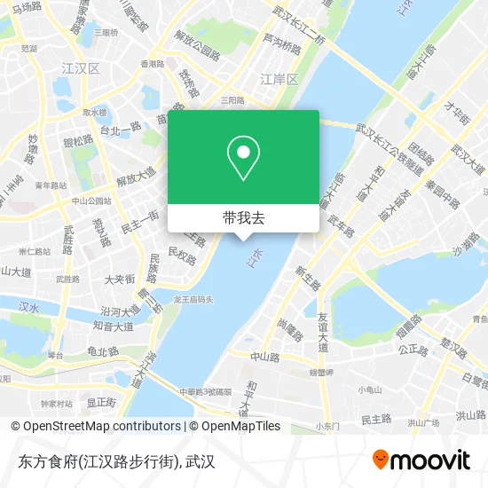 东方食府(江汉路步行街)地图