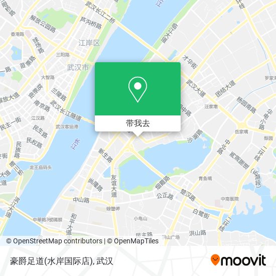 豪爵足道(水岸国际店)地图