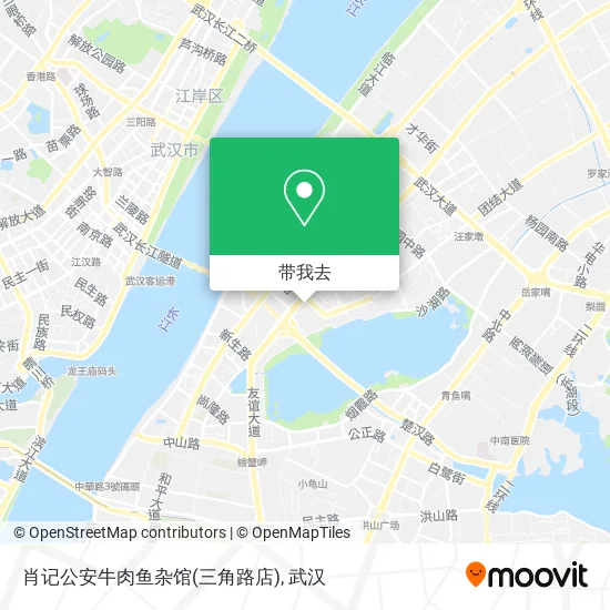肖记公安牛肉鱼杂馆(三角路店)地图