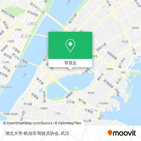 湖北大学-机动车驾驶员协会地图