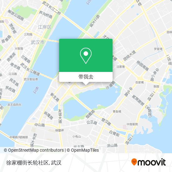 徐家棚街长轮社区地图