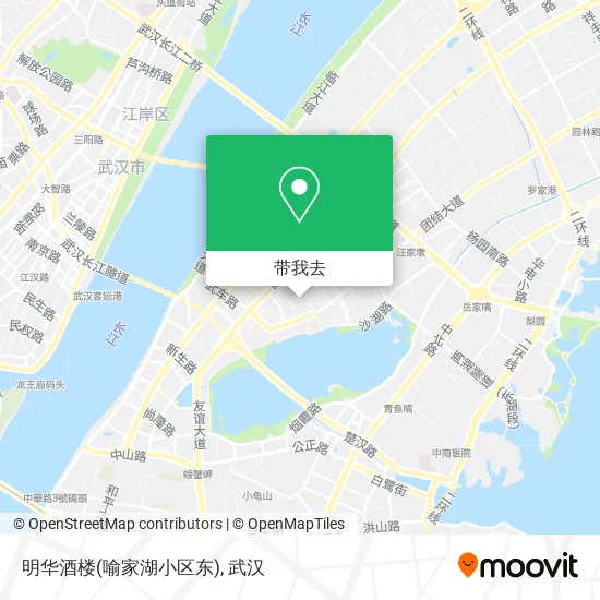 明华酒楼(喻家湖小区东)地图