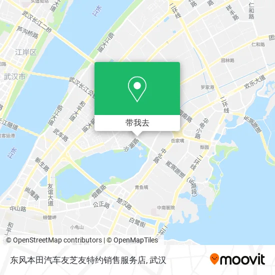 东风本田汽车友芝友特约销售服务店地图