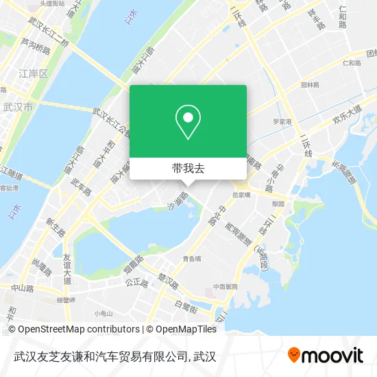 武汉友芝友谦和汽车贸易有限公司地图