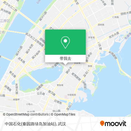 中国石化(秦园路绿岛加油站)地图