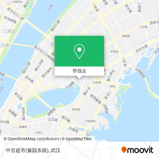中百超市(秦园东路)地图