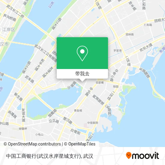 中国工商银行(武汉水岸星城支行)地图