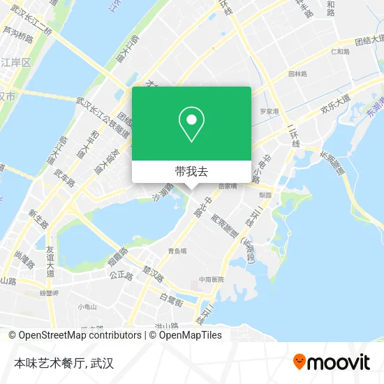 本味艺术餐厅地图