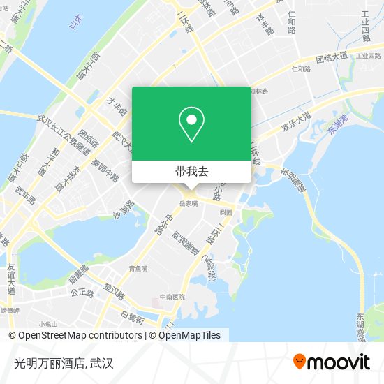 光明万丽酒店地图