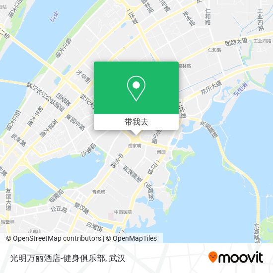 光明万丽酒店-健身俱乐部地图