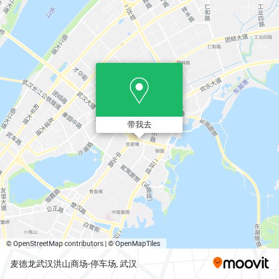 麦德龙武汉洪山商场-停车场地图