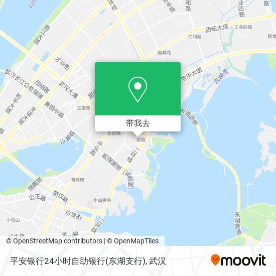平安银行24小时自助银行(东湖支行)地图