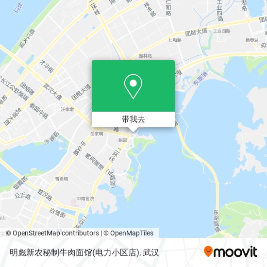 明彪新农秘制牛肉面馆(电力小区店)地图