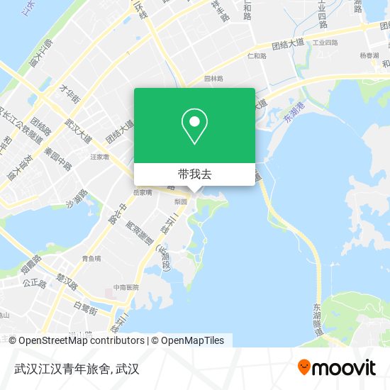 武汉江汉青年旅舍地图