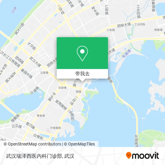 武汉瑞泽西医内科门诊部地图