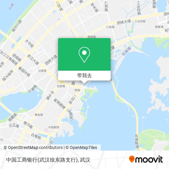 中国工商银行(武汉徐东路支行)地图