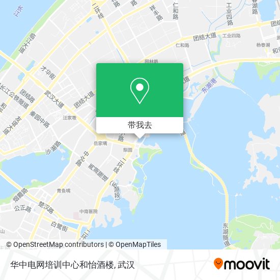华中电网培训中心和怡酒楼地图