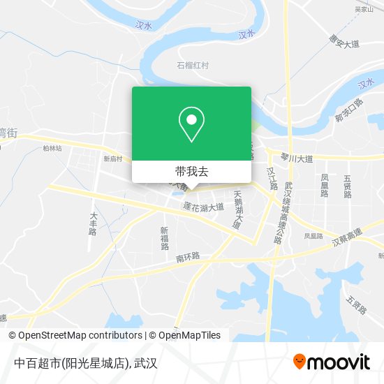 中百超市(阳光星城店)地图