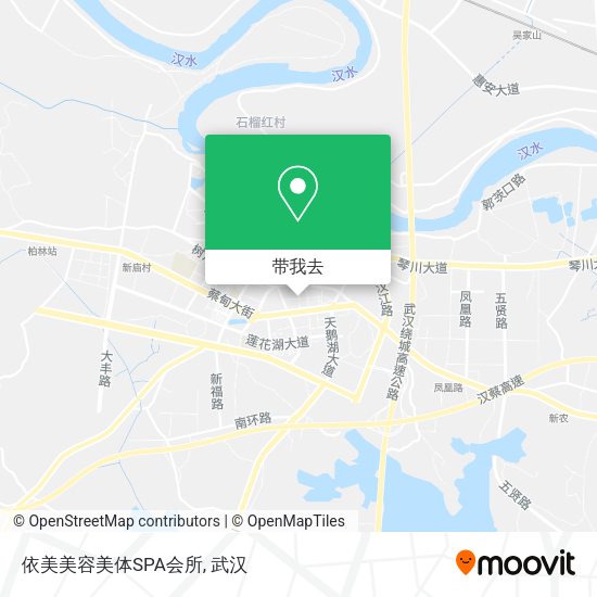 依美美容美体SPA会所地图