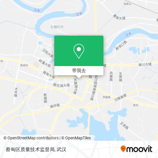 蔡甸区质量技术监督局地图