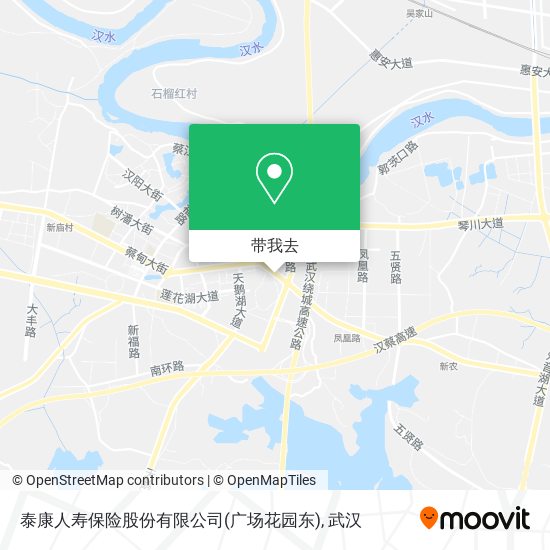 泰康人寿保险股份有限公司(广场花园东)地图