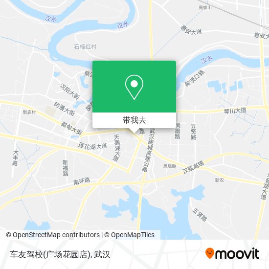 车友驾校(广场花园店)地图