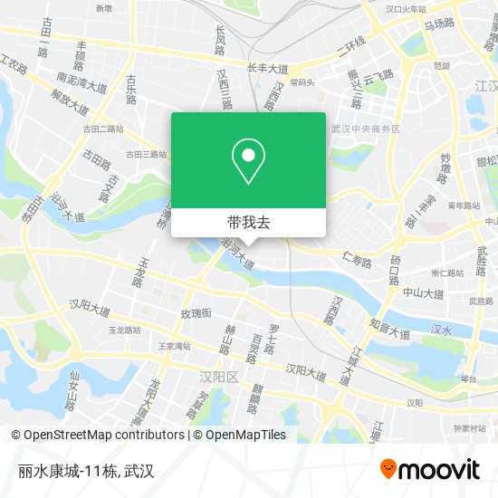丽水康城-11栋地图
