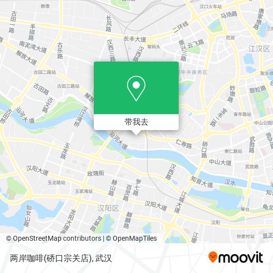 两岸咖啡(硚口宗关店)地图