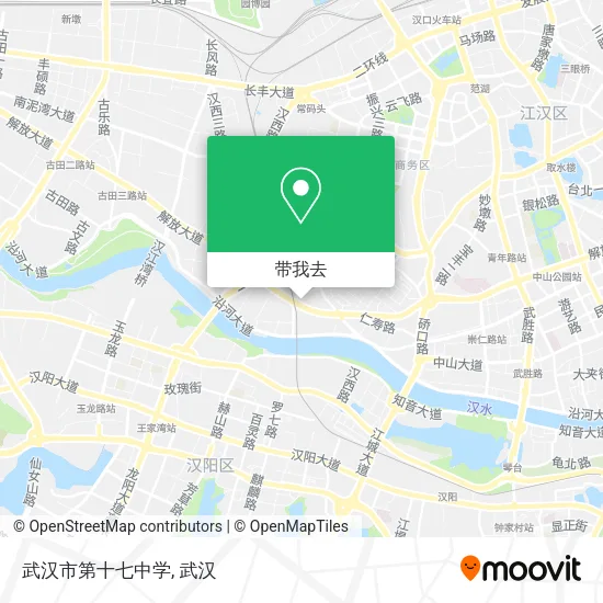武汉市第十七中学地图