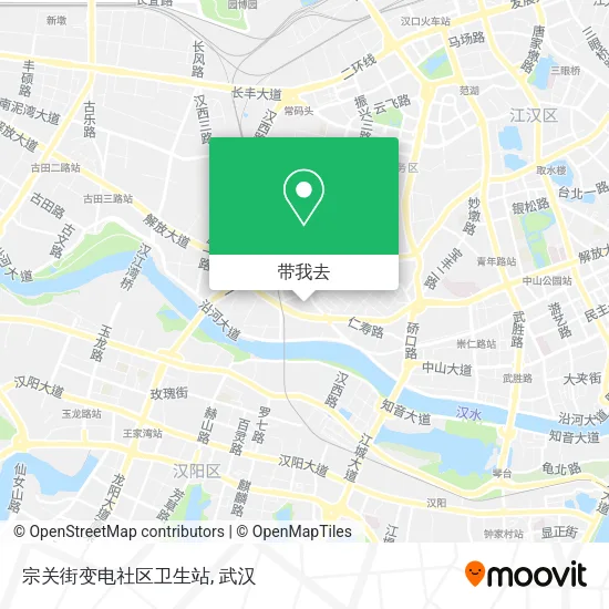 宗关街变电社区卫生站地图