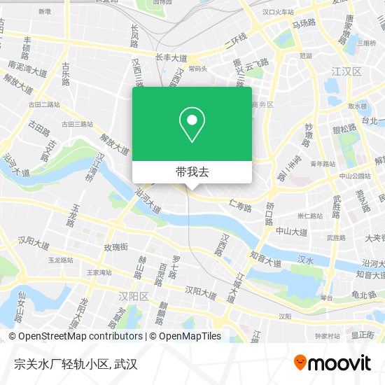 宗关水厂轻轨小区地图