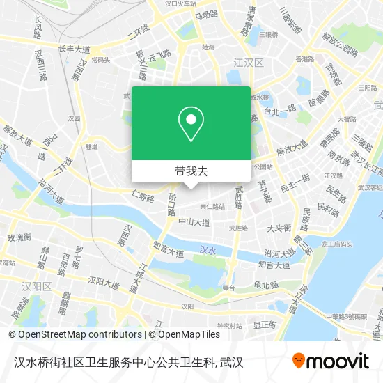 汉水桥街社区卫生服务中心公共卫生科地图