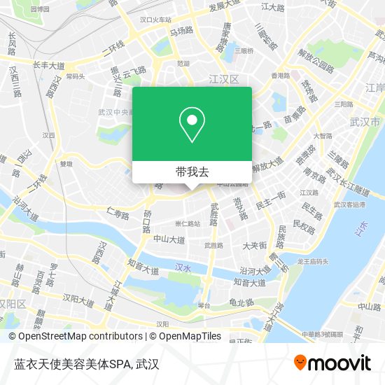 蓝衣天使美容美体SPA地图