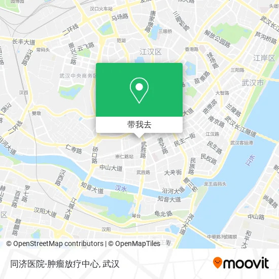 同济医院-肿瘤放疗中心地图