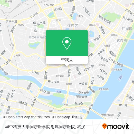 华中科技大学同济医学院附属同济医院地图