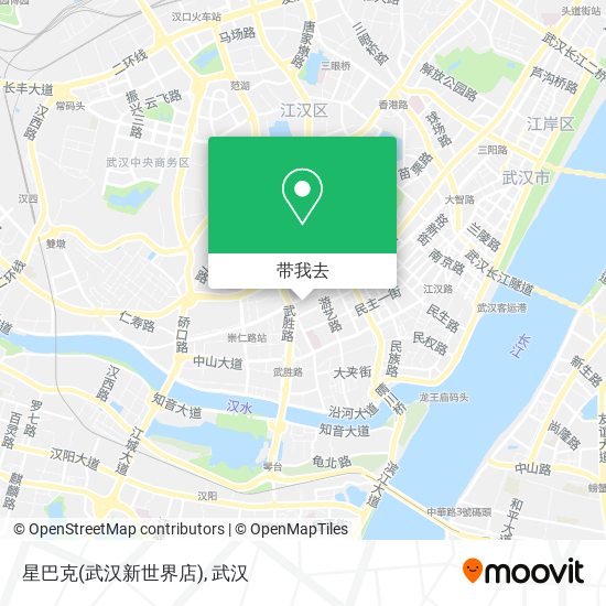 星巴克(武汉新世界店)地图