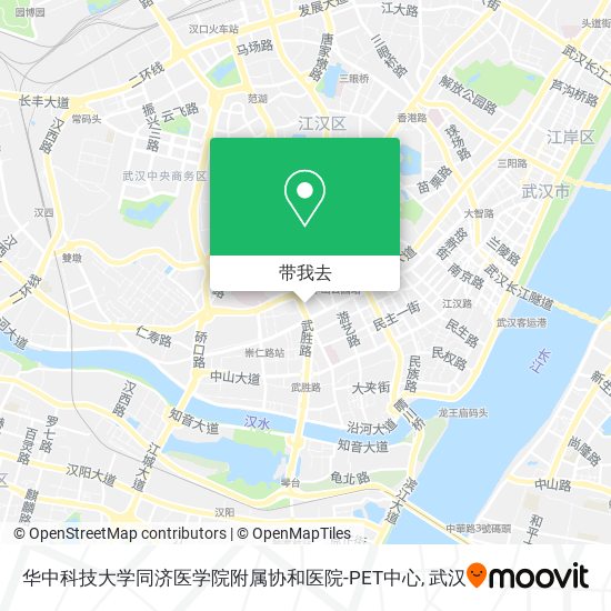 华中科技大学同济医学院附属协和医院-PET中心地图