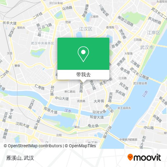 雁溪山地图