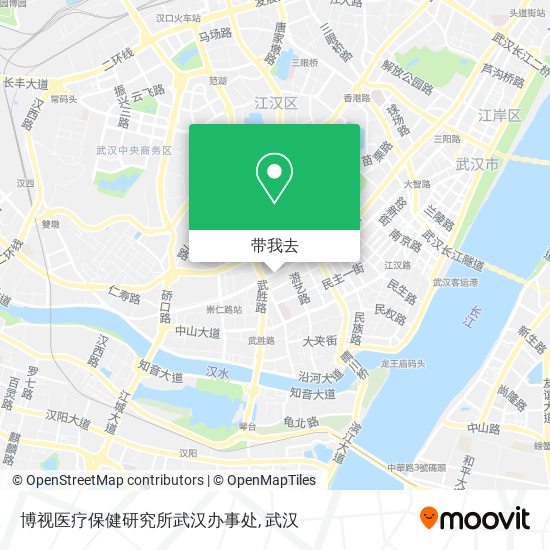博视医疗保健研究所武汉办事处地图