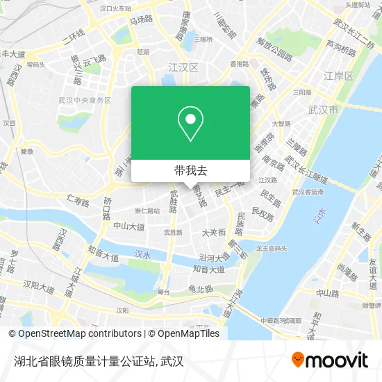 湖北省眼镜质量计量公证站地图