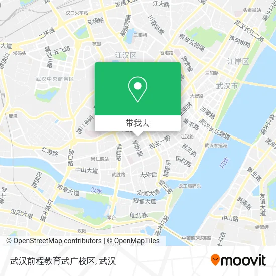 武汉前程教育武广校区地图