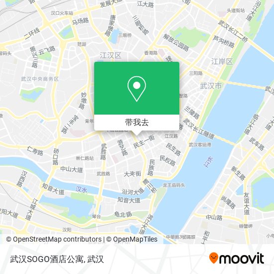 武汉SOGO酒店公寓地图