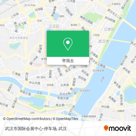 武汉市国际会展中心-停车场地图